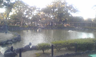 豊国神社内の池